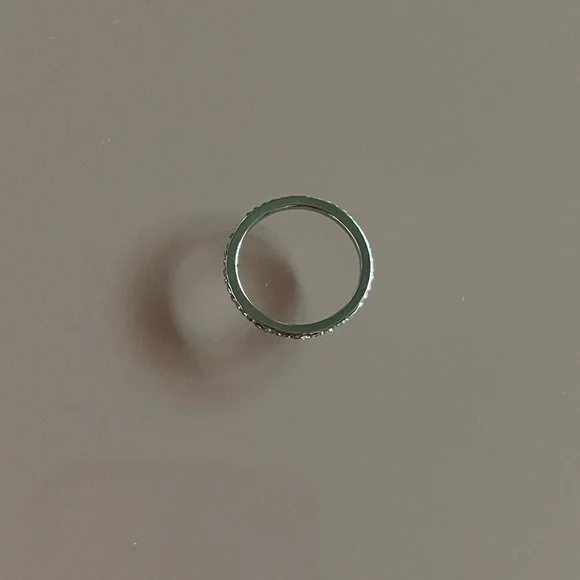 💍 Size 7 Sterling Silver Cubic Zirconia Ring 💍 - Picture 4 of 5